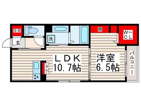 レジデンス葛西Ⅱの物件間取画像